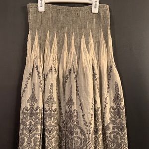 Black and grey skirt